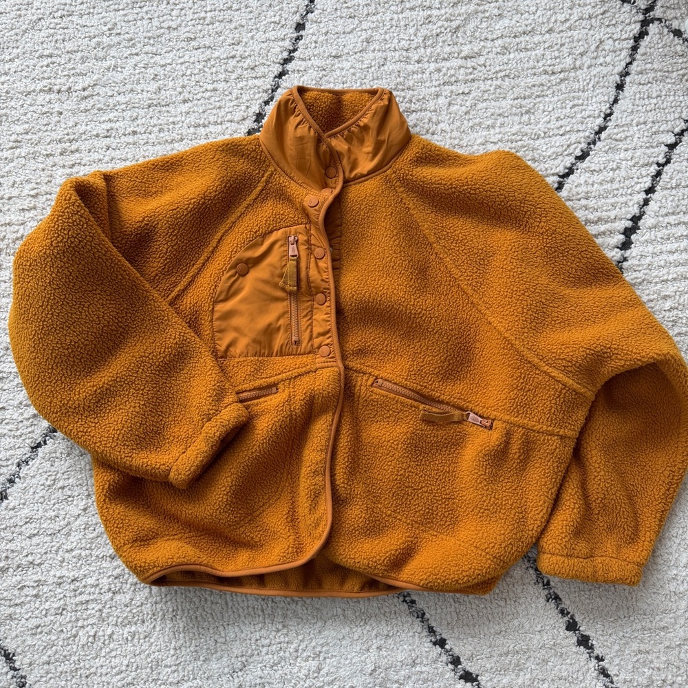 Free People FP Movement Hit the Slopes Fleece Jacket - size m